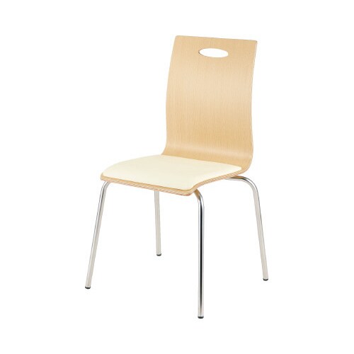 SKカフェチェア ナチュラル座パッドIV 4脚以上