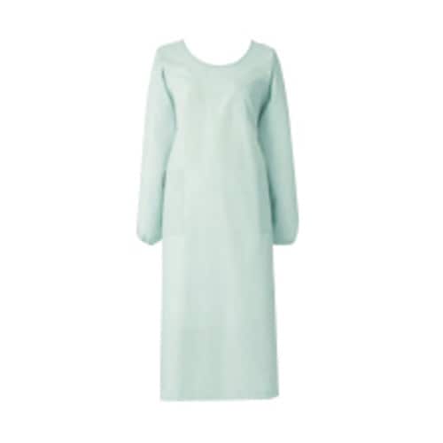 予防衣長袖(4L)139−32(ミントグリーン)