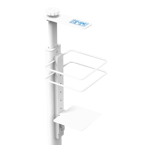 足踏み消毒ポンプスタンド ホワイト