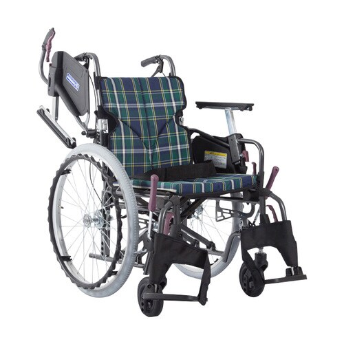 車いすモダンCスタイル(400mm)緑チェック