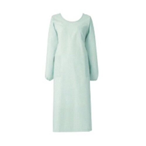 予防衣長袖(5L)139−32(ミントグリーン)