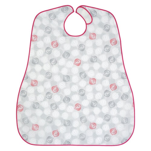 食事用エプロン(オニオングレー)