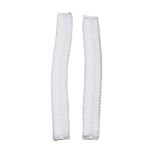 服部ギャザー付き不織布帽子 (白)