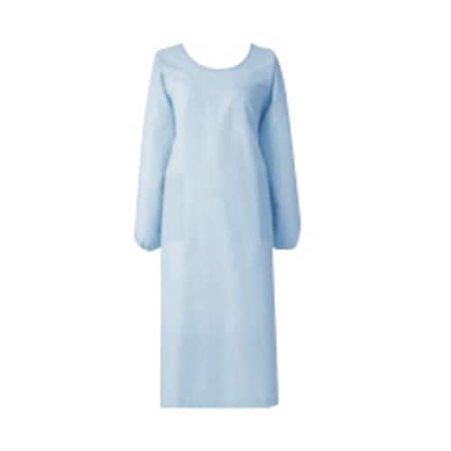 予防衣長袖(M)139−31(サックス)