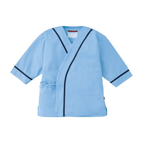 検診衣(S)300−41(ブルー×ネイビー)
