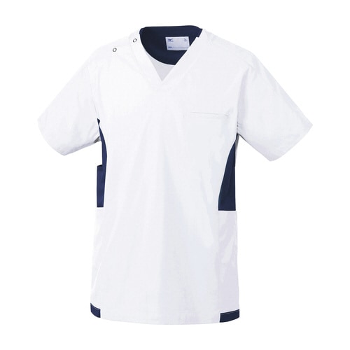 スクラブ(M)C1(ホワイト)