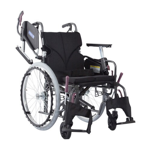 車いすモダンCスタイル(400mm)黒メッシュ