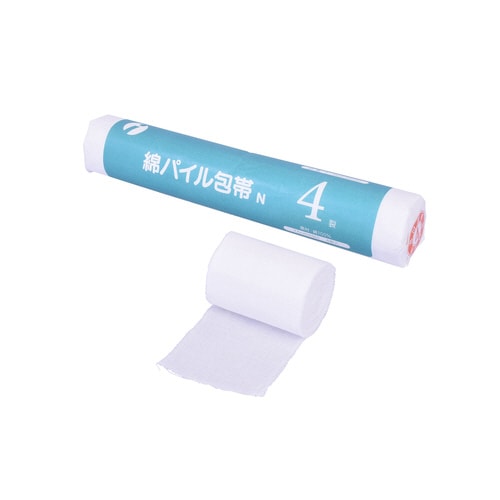 綿パイル包帯N(耳付)4裂