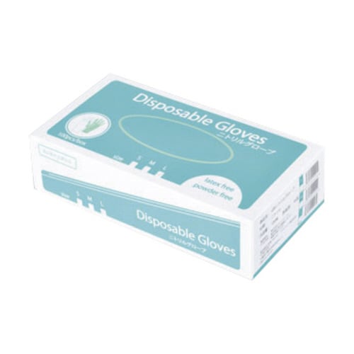 GMニトリルグローブ(L) ブルー 100枚