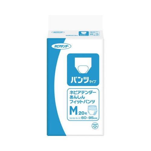 ネピアテンダーあんしんフィットパンツ M 1ケース
