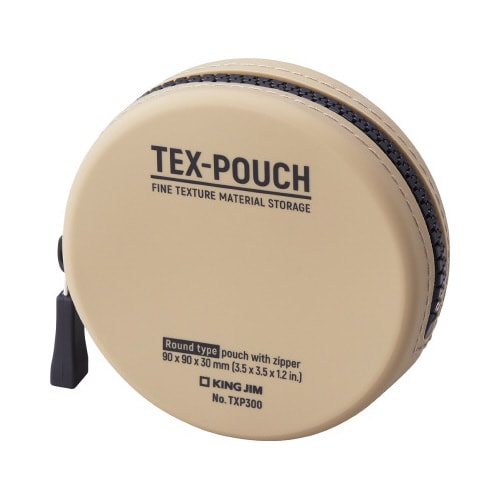 TEX−POUCH ROUND ベージュ
