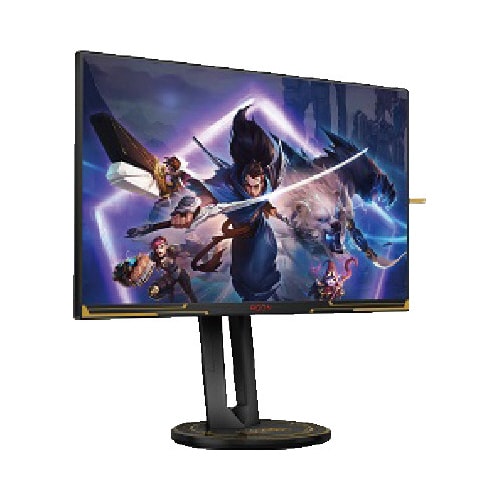 27型ゲーミングディスプレイ ブラック&ゴールド