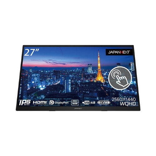 27型ディスプレイ 2560×1440タッチパネル