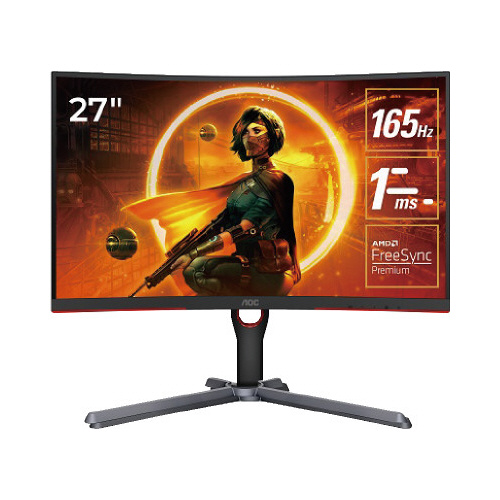 27型ワイドゲーミング液晶ディスプレイ ブラック