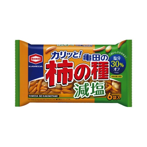 減塩亀田の柿の種6袋詰