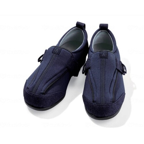 つま先ひろびろサポート ネイビー LL