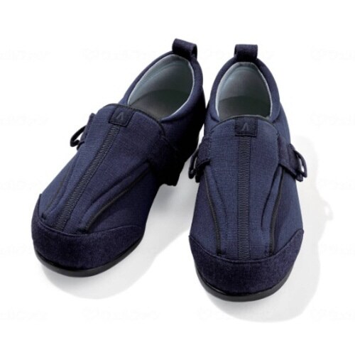 つま先ひろびろサポート7E ネイビー M