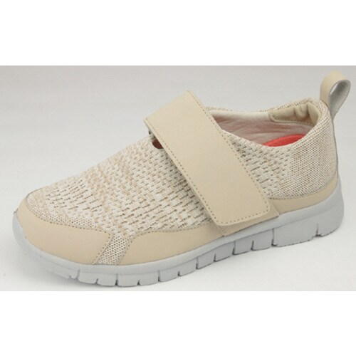 ストレッチニットシューズ W750 ベージュ L