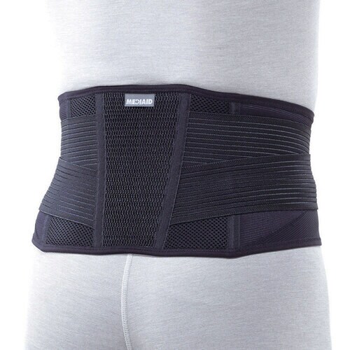 メディエイドしっかりガード腰 アクティブ 黒 L