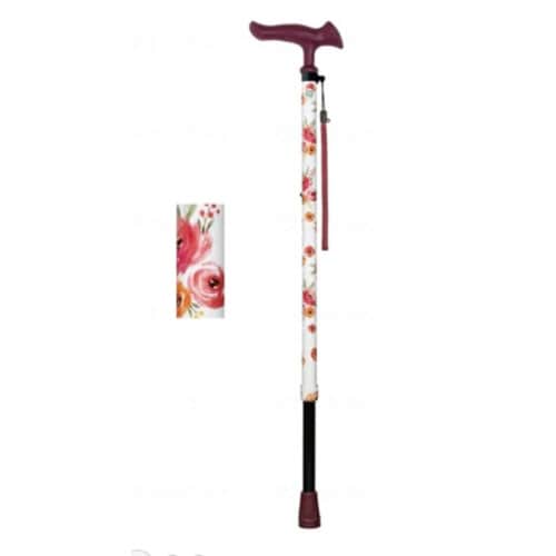 かるがもファム2 伸縮 花柄ホワイト×2