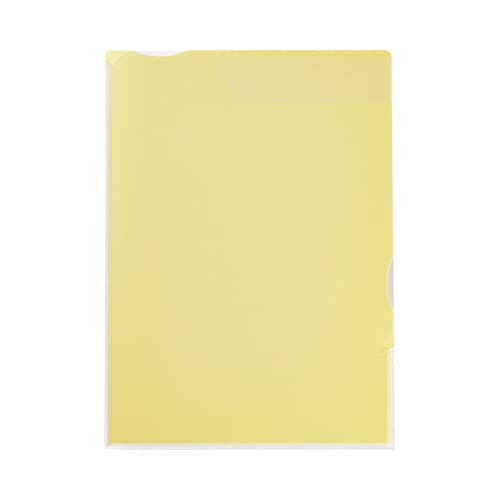 スーパーハードホルダー(マチ付) A4 黄色