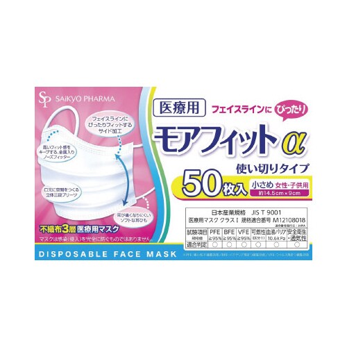 医療用モアフィットアルファ 小さめ 50枚×60