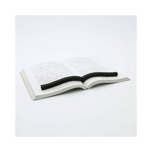 本に寄り添う文鎮・鉄製・ブラック×5