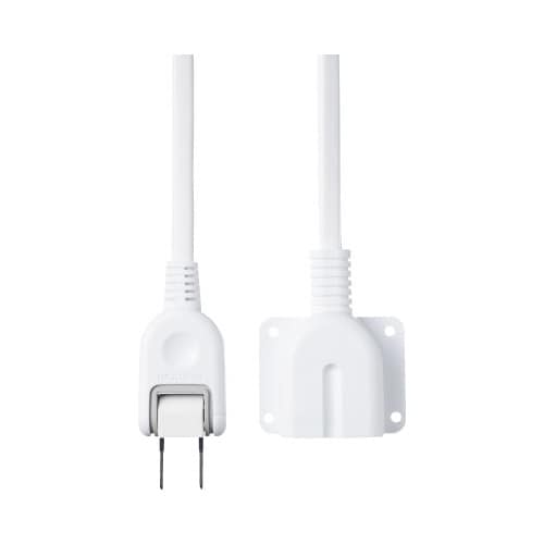 エレコム 延長コード 2ピン 5m ホワイト