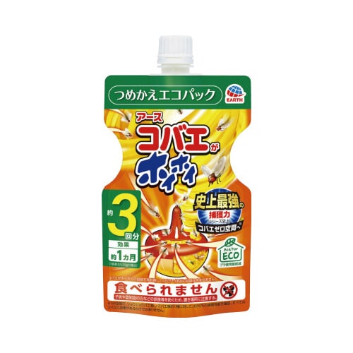 コバエがホイホイ つめかえエコパック 117g×4