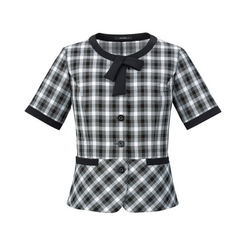 オーバーブラウスAJ0856モノトーン17号