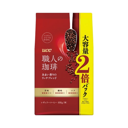 職人の珈琲 あまい香りのリッチB 粉480g×3