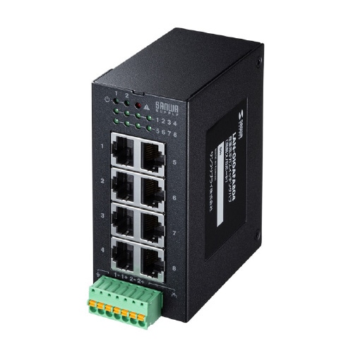 産業用ギガスイッチングハブ(高耐久/8ポート)