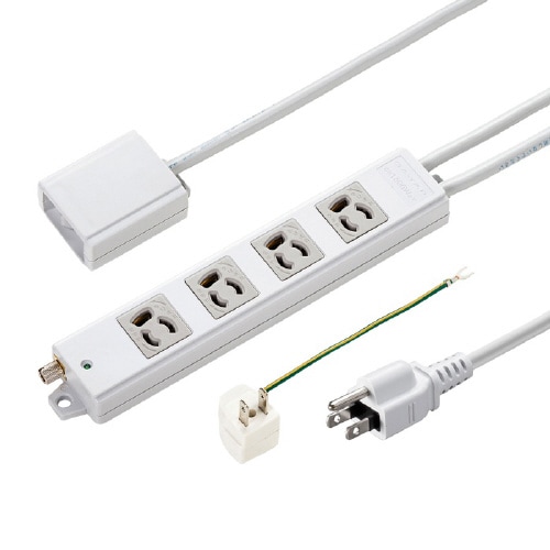 手元スイッチ付き抜け止めタップ