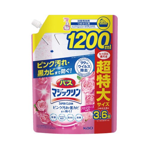 バスマジSクリーンローズ1200ml×6