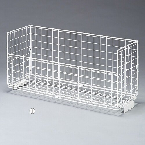 ユニットワゴン用上置きカゴ 白 W90cm用