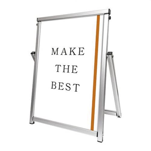 コンパクトポスタースタンド A2 シルバー