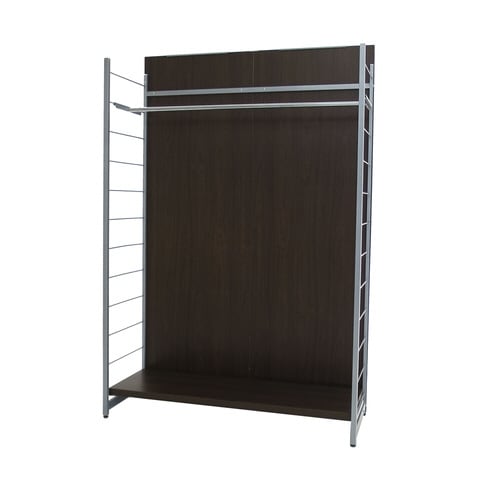 間仕切りラック ブラウン W120 ハンガータイプ
