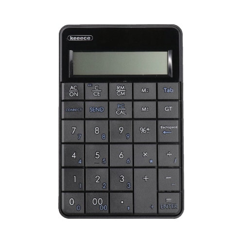 ワイヤレス電卓機能付きテンキー