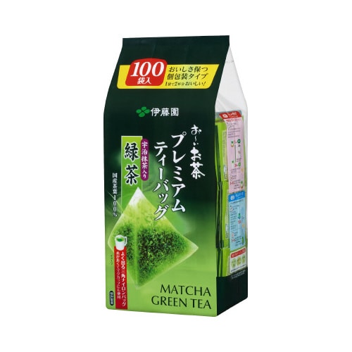 おーいお茶プレミアムティーバッグ抹茶入緑茶100袋