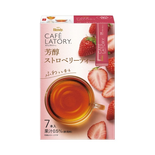 カフェラトリー ストロベリーティー7本×3
