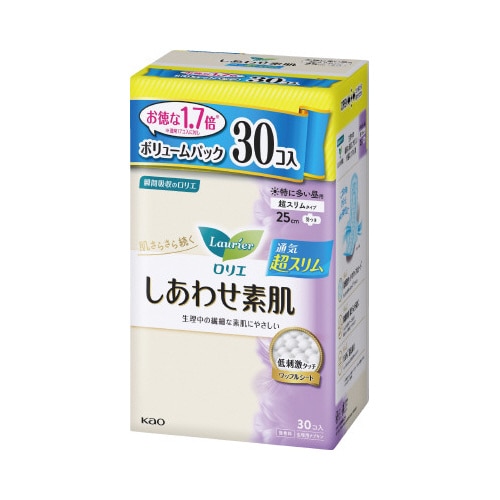 ロリエしあわせ素肌BP超スリム特に多い昼羽付 1箱