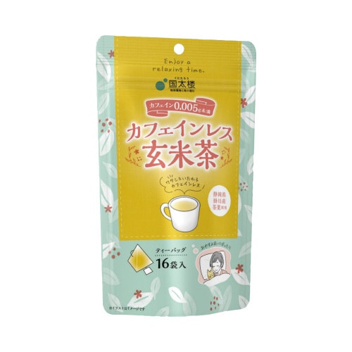 カフェインレス玄米茶三角TB16P×6