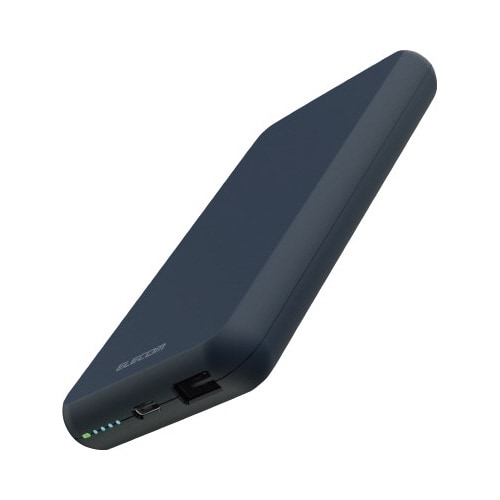 モバイルバッテリー 10000mAh ブルー