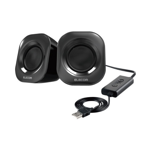コンパクトスピーカー USB ブラック