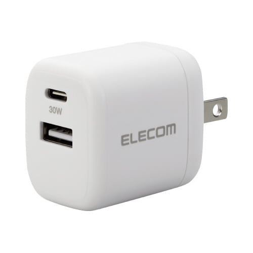 AC充電器 30W 小型 ホワイト