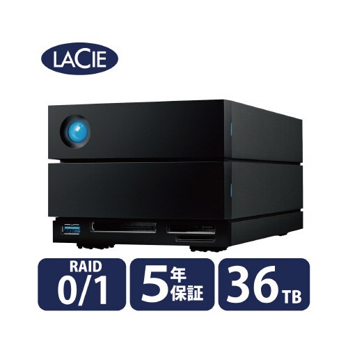 LaCie 外付けHDD ポータブル 36TB
