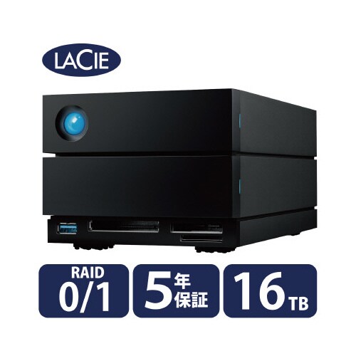 LaCie 外付けHDD ポータブル 16TB
