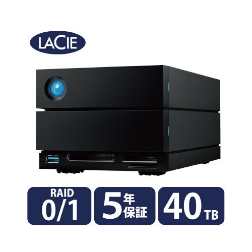 LaCie 外付けHDD ポータブル 40TB