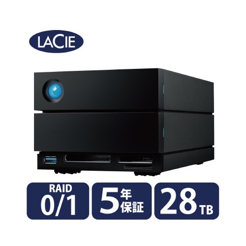 LaCie 外付けHDD ポータブル 28TB