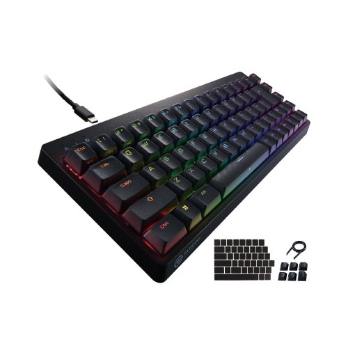 ゲーミングキーボード RGB 茶軸